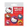 Pyramid HELLO KITTY (COLOURFUL POSES) komplet značk