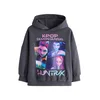 Next Majica K-Pop Demon Hunters modra/svetlo modra/temno siva/neonsko roza