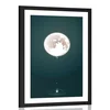 Plakat s paspartujem očarljiv mesec - 20x30 no frame