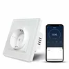 SmartHome Pametna zidna utičnica sa merenjem potrošnje, WiFi, Bela