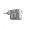 shumee Polnilnik za prenosnike Sharge Pixel 100W bela GaN 4-portni USB-C za MacBook