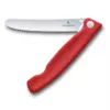 Piknik nož za zelenjavo Victorinox 6.7831.FB, valovito rezilo, 11 cm, rdeč