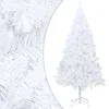 Umjetno božićno drvce s gustim granama bijelo 120 cm PVC