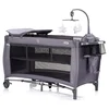 Chipolino Prenosivi krevetac 2 nivoa Bella charcoal ( KOSIB0261CH )