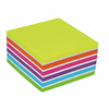 HOPAX samolepilni listki v obliki kocke STICKN 76x76mm, 400 listni, mavrične barve