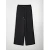 Sinsay - Wide leg pantalone sa mešavinom viskoze - crno