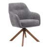 Sivi oblazinjeni jedilni stoli v kompletu 2 ks Avola – Unique Furniture