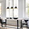 Opviq Luster Berceste-180BLACK-S1, 111cm 70x40 cm
