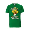 LOGOSHIRT Majica Looney Tunes Arriba! Andale! svetlo rjava / rumena / zelena / bela
