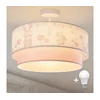 Brilagi-LED dečiji plafonski luster BOBO 1xE27/10W/230V, O 40 cm, krem/ružičasta/kraljevsko plava