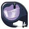Kompatibilen LT trak za Dymo 12267/S0721530/Letratag LT-100H, LT-100T, LT-110T, QX 50, XR, XM, 2000 12mm x 4m (1/2 x 13) - črn izpis/prozoren trak