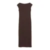Pull&Bear Obleka temno rjava