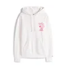 Tommy Jeans Majica NOVELTY FAIR roza/bela