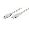 Kabel USB 2.0 A–A - 1,8 m, siv (High Speed)