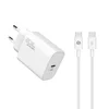 S-LINK Kućni punjač SL-EC62TP TYPE C 20W, bela