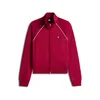 Tommy Jeans Jopa na zadrgo burgund/črna/bela