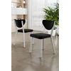 Hanah Home Set stolica Arfe, 101x76x26 cm, 4 komada, Crne