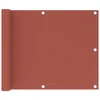 Balkonski zastor terakota 75 x 400 cm HDPE