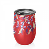 Kovinski termo lonček Bioloco Office 400ml, Magic flower