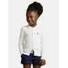 Polo Ralph Lauren Pletena jopica 312543047064 Bela Regular Fit