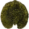 Servirni krožnik Costa Nova Alchemille Leaf Riviera 17,6 cm, temno zelen
