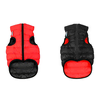 Airyvest AIRY VEST Topel brezrokavnik za pse rdeče črn S35