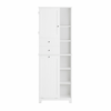 SoBuy SoBuy kopalniška visoka omarica s košem za perilo v beli barvi v skandinavskem slogu, (21123436)