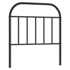 Metalno zamjensko uzglavlje crno 80 cm