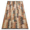 eoshop Moderna preproga MUNDO D5781 trikotniki 3D zunanja oranžna/bež ( - Velikost: 160x220 cm)