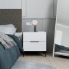 Hanah Home Noćni ormarić Kmd-1720-Dd-1, 55x59x44 cm, Beli