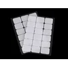 Samolepilni pravokotniki Velcro 25x32 mm - beli
