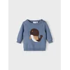 NAME IT Pulover 13209866 Modra Regular Fit