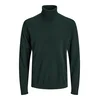 JACK & JONES Pulover JJEBasic temno zelena