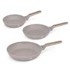 Berlinger Haus Set tiganja Taupe Nordic Collection BH-8341, 3 komada, Smeđi