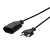 Podaljševalni kabel za napajalni kabel LogiLink CP124 Euro CEE 7/16, črne barve, 3 m