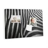 tulup.si Plošča iz plute Vzorec zebra 60x40 cm Lesene zatiči