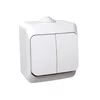 SCHNEIDER ELECTRIC Dupli jednopolni prekidač Cedar Plus 16AX beli
