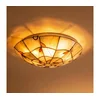 Brilagi - Tiffany vitražna plafonska lampa FOLIA 2xE27/60W/230V prečnik 40 cm