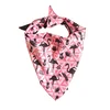 13TH DOG Marama za psa Flamingo Bandana M roze