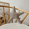 Majhna blazina VELVET VE2206 z motivom morske zvezde | svetlo rjava