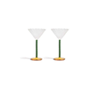 &k amsterdam  Komplet kozarcev za vino  Perle Set 150 ml 2-pack