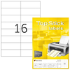 HERMA etikete TOPSTICK 105 x 37 mm, 16, 100, Bela