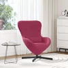 Jajolika fotelja Vinska crvena 63 x 73 x 90 cm Baršun