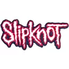 Slipknot Cut-Out Logo Red Border Iron-On Patch Red