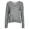 JDY JDYELANORA L/S V-NECK PULLO. KNT Siva