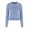 GUESS Pulover svetlo modra