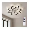 Brilagi - LED prigušiva stropni ventilator LED/44W/230V prečnik 90 cm crni + daljinski upravljač