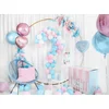 shumee Pastelno beli rojstnodnevni baloni 12 cm 100 kosov.