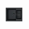 Granitna sudopera MILO RETTO 61x50 Lava stone sa sifonom dupla