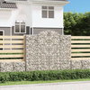 Lučne gabionske košare 5 kom 200x30x180/200cm pocinčano željezo